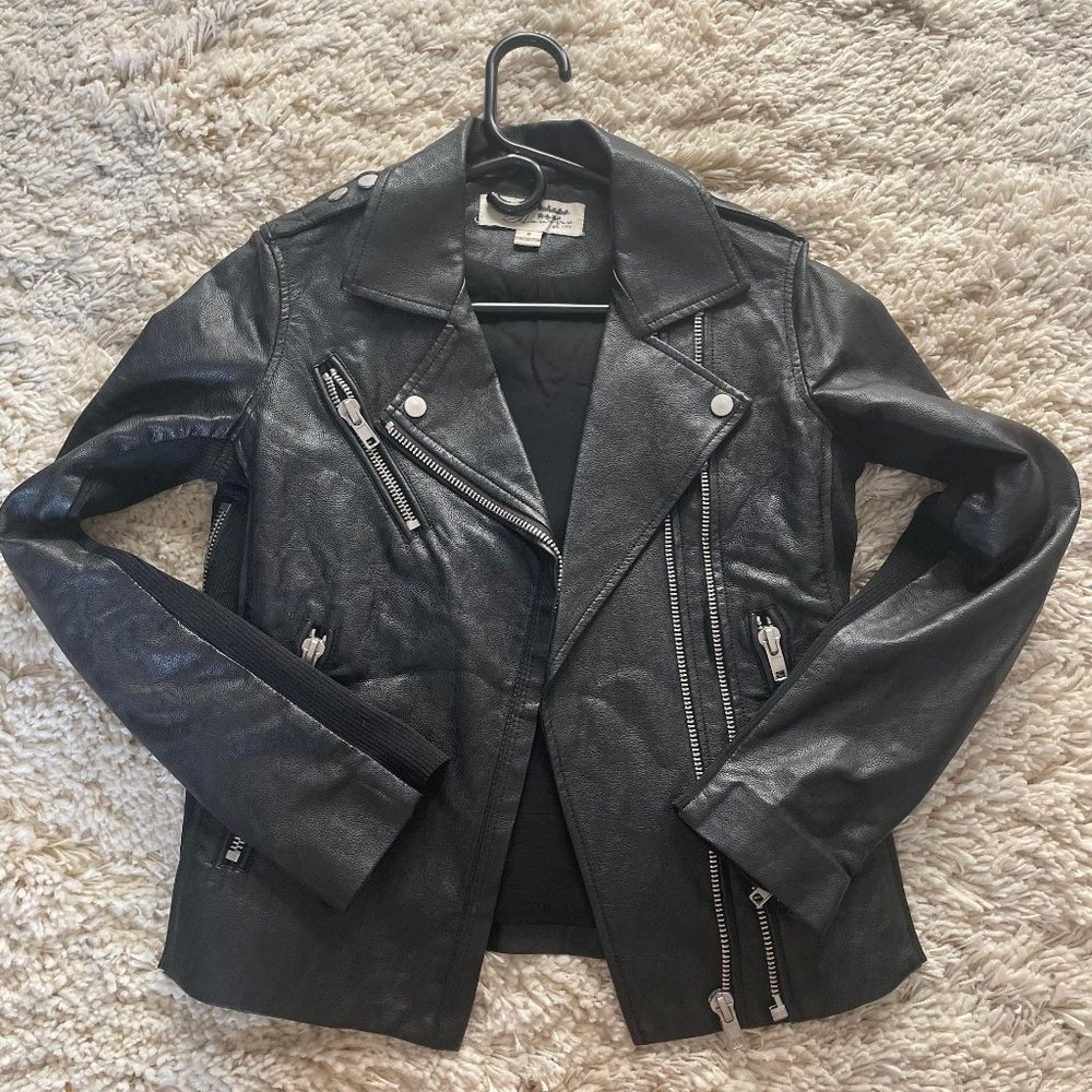 COPY - Faux Leather Jacket - Small